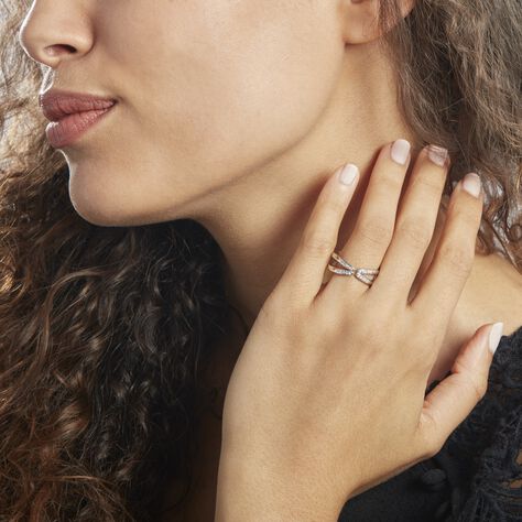 Bague Michee Argent Oxydes De Zirconium - Bagues avec pierre Femme | Histoire d’Or