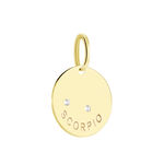 Pendentif Or Jaune Astraea Oxyde De Zirconium - Pendentifs Zodiaque Femme | Histoire d&rsquo;Or