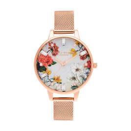 Montre Olivia Burton Sparkle Florals Blanc - Montres Femme | Histoire d’Or