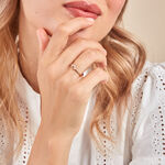 Bague Tryphena Or Jaune Diamant Synth&eacute;tique - Bagues avec pierre Femme | Histoire d&rsquo;Or