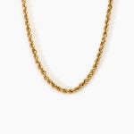 Collier Cordelia Argent Dor&eacute; A L'Or 750/1000 - Bijoux sans pierre Femme | Histoire d&rsquo;Or