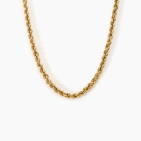Collier Cordelia Argent Dor&eacute; A L'Or 750/1000 - Bijoux sans pierre Femme | Histoire d&rsquo;Or