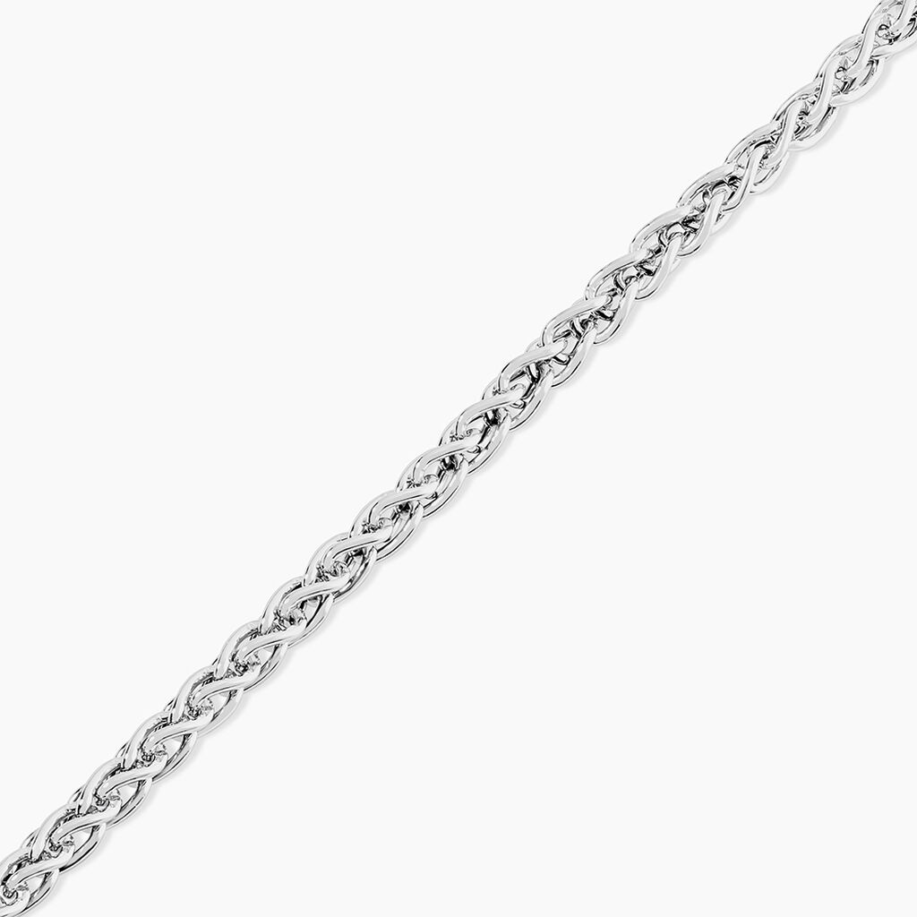 Bracelet Argent Blanc Savanne - Bracelets chaîne Femme | Histoire d’Or