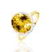 Bague Anna Or Jaune Citrine Et Diamant - Bagues solitaires Femme | Histoire d’Or