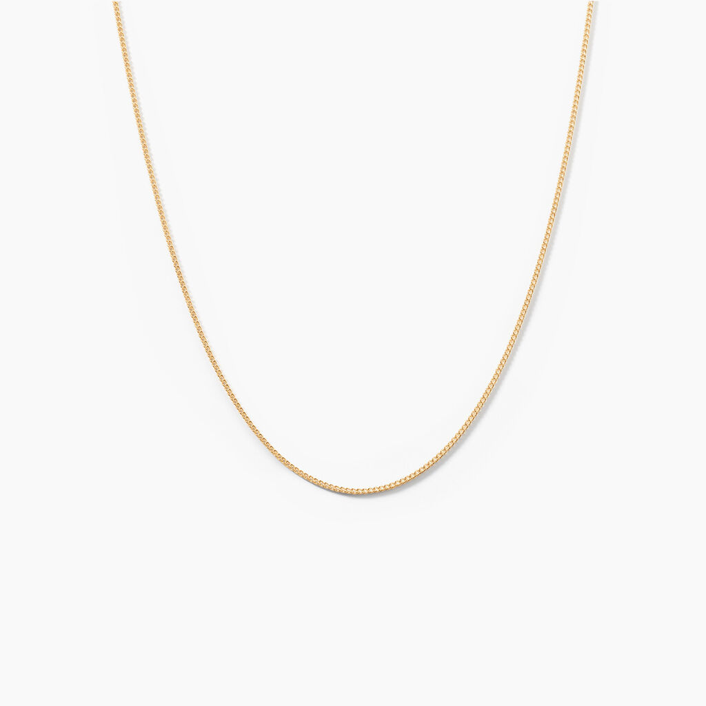 Chaîne Iris Maille Gourmette Or Jaune