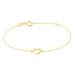 Bracelet Or Jaune Vehanouche Oxydes De Zirconium - Bracelets Enfant | Histoire d’Or