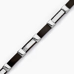 Bracelet Jack Acier Blanc Noir - Bracelets Homme | Histoire d&rsquo;Or