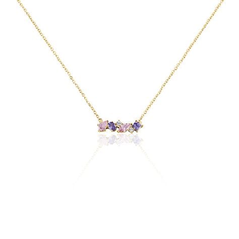 Collier Plaqué Or Eliina Oxyde De Zirconium - Colliers Femme | Histoire d’Or