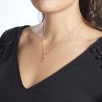 Collier Plaqu&eacute; Or Jaune Lettra - Colliers fantaisie Femme | Histoire d&rsquo;Or