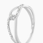 Bague Osanna Or Blanc Diamants - Bagues avec pierre Femme | Histoire d&rsquo;Or