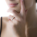 Alliance Eloise Or Blanc Diamant - Alliances Femme | Histoire d&rsquo;Or