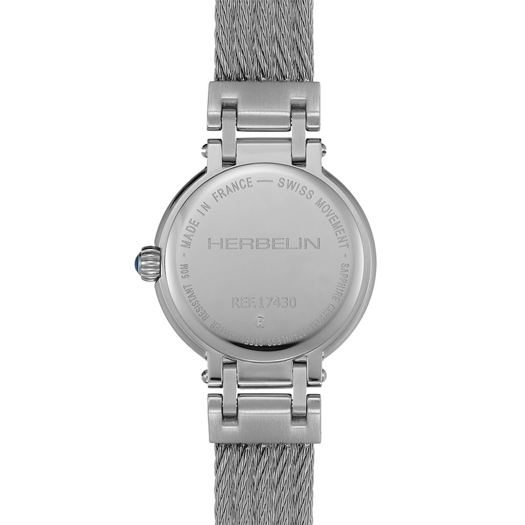Montre Herbelin Galet Blanc - Montres Femme | Histoire d&rsquo;Or