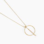 Collier Or Jaune Guda Oxyde De Zirconium - Colliers Femme | Histoire d&rsquo;Or