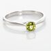 Bague Solitaire Fiona Or Blanc Péridot - Bagues solitaires Femme | Histoire d’Or