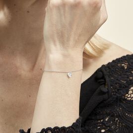 Bracelet Argent Sopher Oxyde De Zirconium - Bracelets Coeur Femme | Histoire d’Or