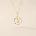 Pendentif Gabe Or Jaune Oxyde De Zirconium - Pendentifs Femme | Histoire d&rsquo;Or