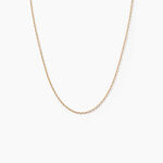 Cha&icirc;ne Igoa Maille For&ccedil;at Diamantee Or Jaune - Chaines Famille | Histoire d&rsquo;Or