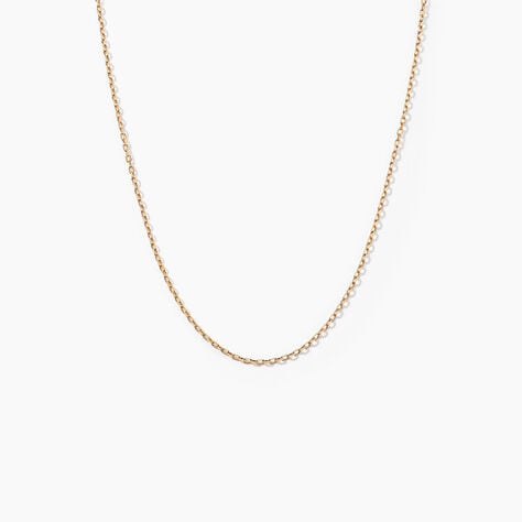 Cha&icirc;ne Igoa Maille For&ccedil;at Diamantee Or Jaune - Chaines Famille | Histoire d&rsquo;Or