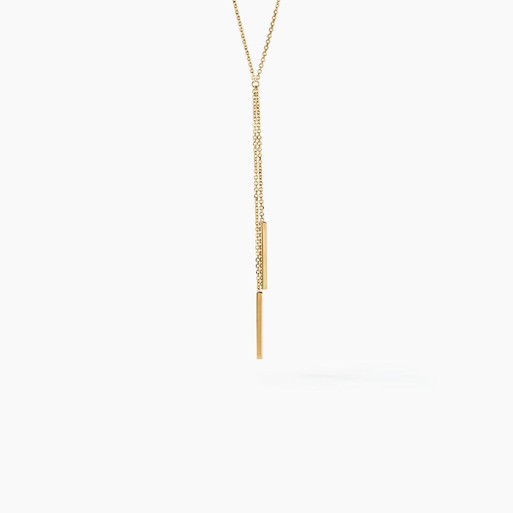 Collier Rain Or Jaune - Colliers doubles et triples cha&icirc;nes Femme | Histoire d&rsquo;Or