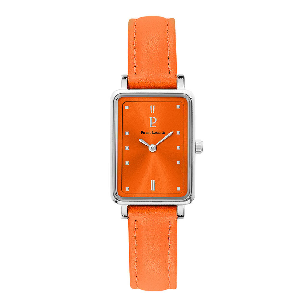 Montre Pierre Lannier Ariane Orange - Montres Femme | Histoire d’Or