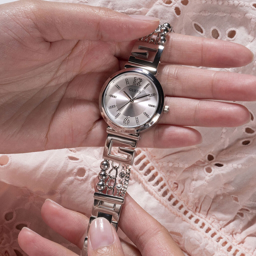 Montre Guess G Cluster Argenté - Montres Femme | Histoire d’Or