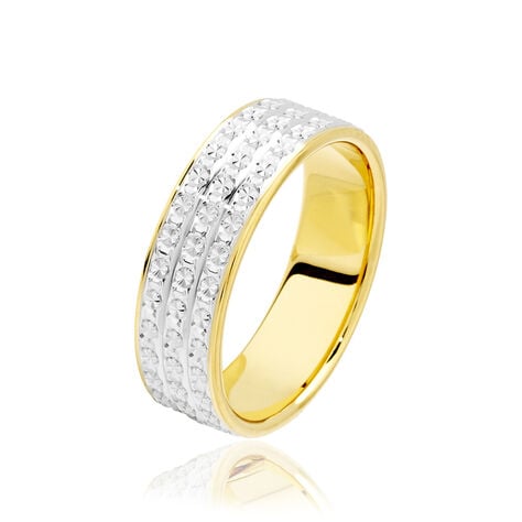 Alliance Shalea Ruban Plat Or Bicolore -  Unisex | Histoire d’Or