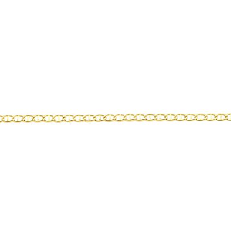 Collier Capucin Or Jaune Maille Marine Plate - Chaines Femme | Histoire d’Or