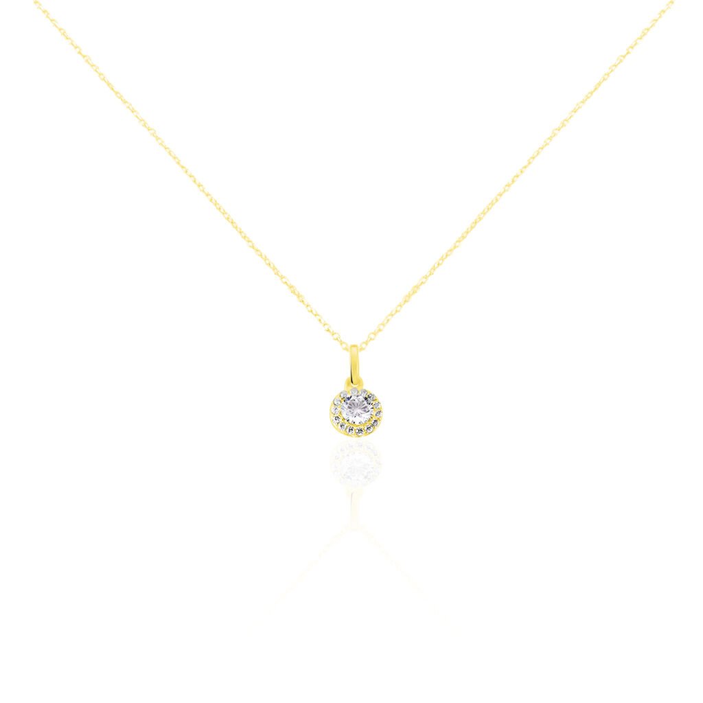 Collier Tahera Or Jaune Oxyde De Zirconium - Colliers Femme | Histoire d’Or
