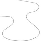 Cha&icirc;ne Imad Maille Gourmette Or Blanc - Chaines Femme | Histoire d&rsquo;Or