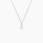 Pendentif Ionia Lettre Or Blanc - Pendentifs Famille | Histoire d&rsquo;Or