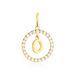Pendentif Gabe Or Jaune Oxyde De Zirconium - Pendentifs Femme | Histoire d’Or