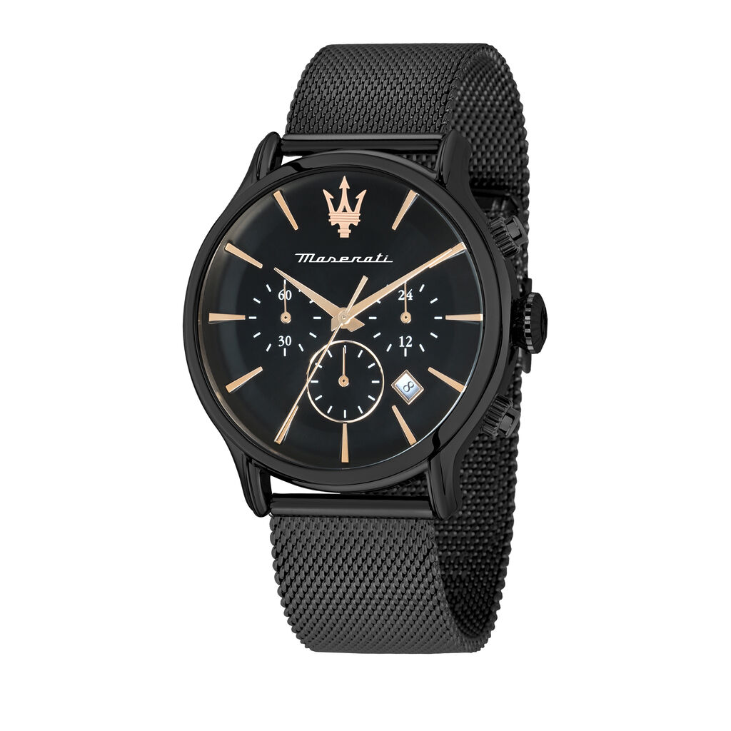 Montre Maserati Epoca Noir - Montres Homme | Histoire d&rsquo;Or