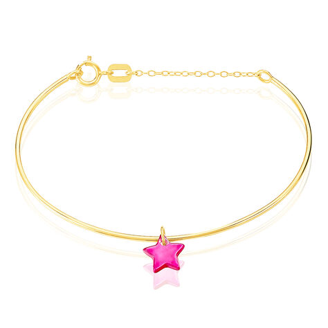Bracelet Jonc Ida Etoile Or Jaune - Bracelets joncs Enfant | Histoire d’Or