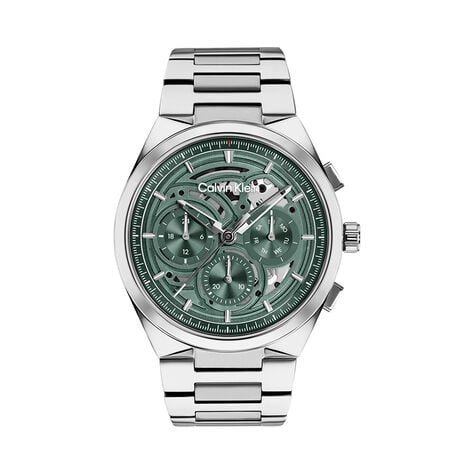 Montre Calvin Klein Distinguish Skeleton Vert - Montres Homme | Histoire d&rsquo;Or