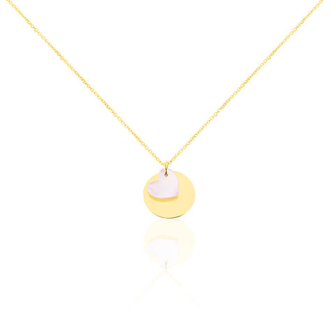 Collier Cleomelia Pastille Or Jaune - Cadeaux de naissance Enfant | Histoire d’Or