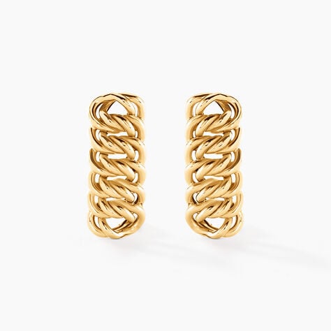 Boucles D'oreilles Puces Jimmy Or Jaune - Clous d'oreilles Femme | Histoire d&rsquo;Or