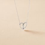 Collier Guilia Argent Blanc Oxyde De Zirconium - Colliers fantaisie Femme | Histoire d&rsquo;Or