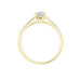 Bague Solitaire Laetitia Or Jaune Diamant Synthetique - Bagues solitaires Femme | Histoire d’Or