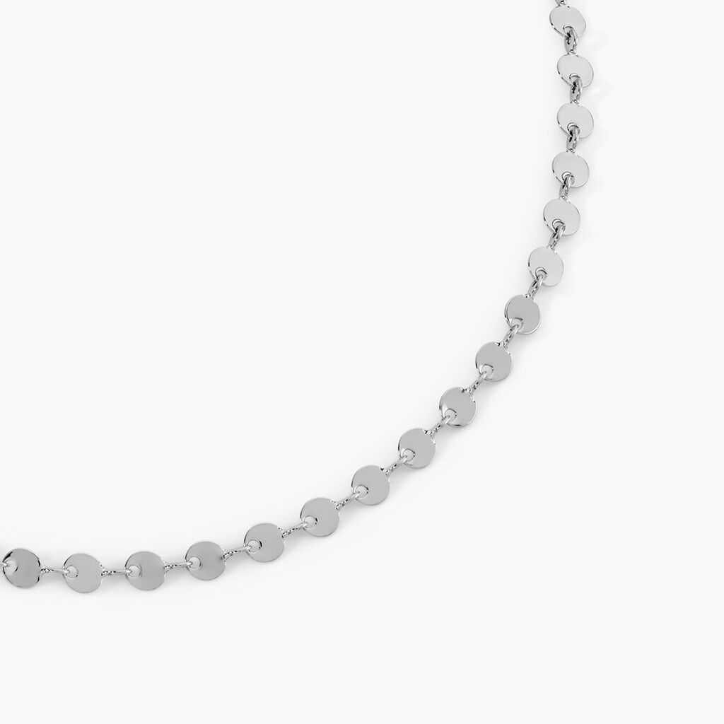 Collier Eva Acier Blanc - Colliers fantaisie Femme | Histoire d&rsquo;Or