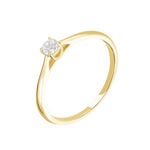 Bague Solitaire Or Jaune Aphrodite Diamant - Bagues solitaires Femme | Histoire d&rsquo;Or