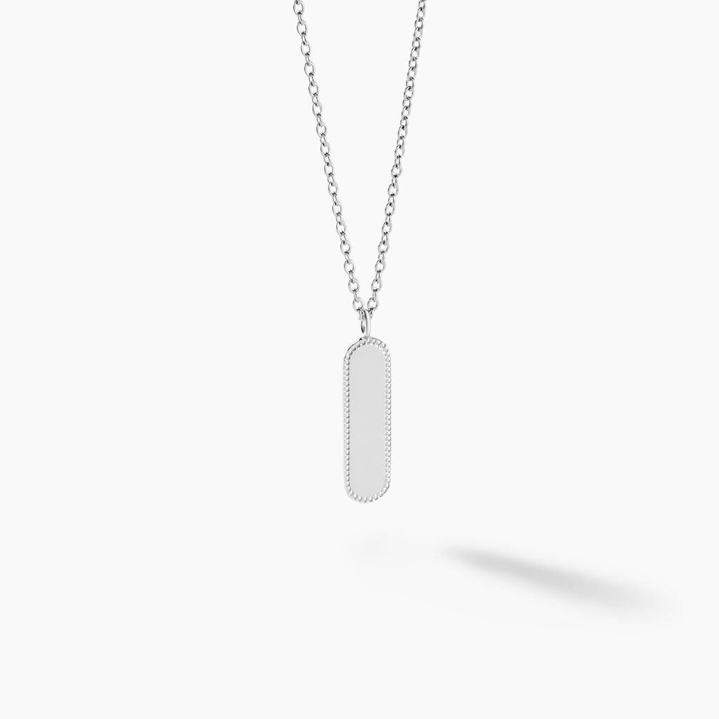 Collier Saddie Argent Blanc - Colliers fantaisie Femme | Histoire d&rsquo;Or