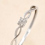 Bague Farila Or Blanc Diamant - Bagues solitaires Femme | Histoire d&rsquo;Or