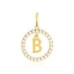 Pendentif Gabe Or Jaune Oxyde De Zirconium - Pendentifs Femme | Histoire d&rsquo;Or
