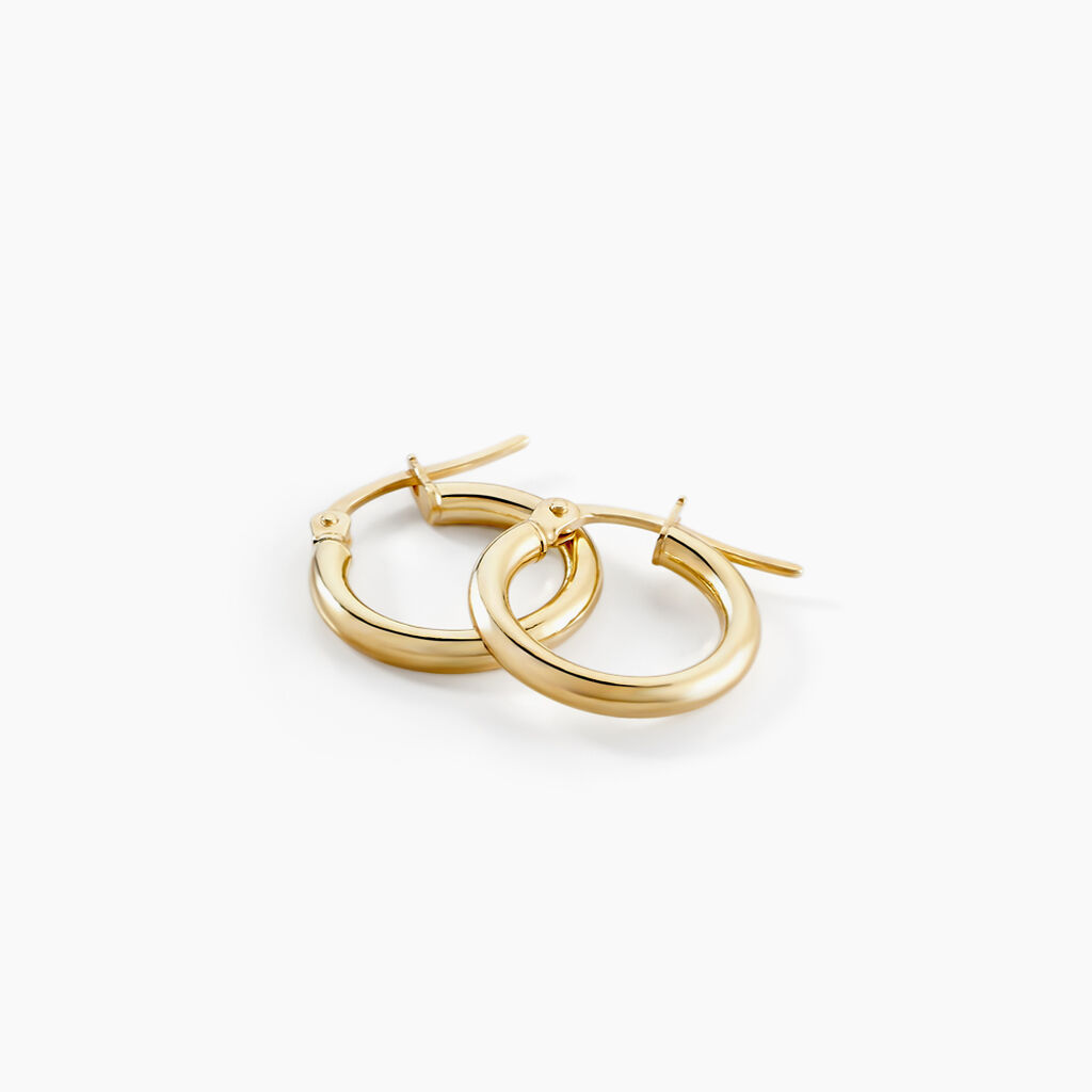 Créoles Verania Or Jaune - Boucles d'oreilles créoles Femme | Histoire d’Or