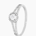 Bague Solitaire Karen Or Blanc Diamant - Bagues solitaires Femme | Histoire d&rsquo;Or