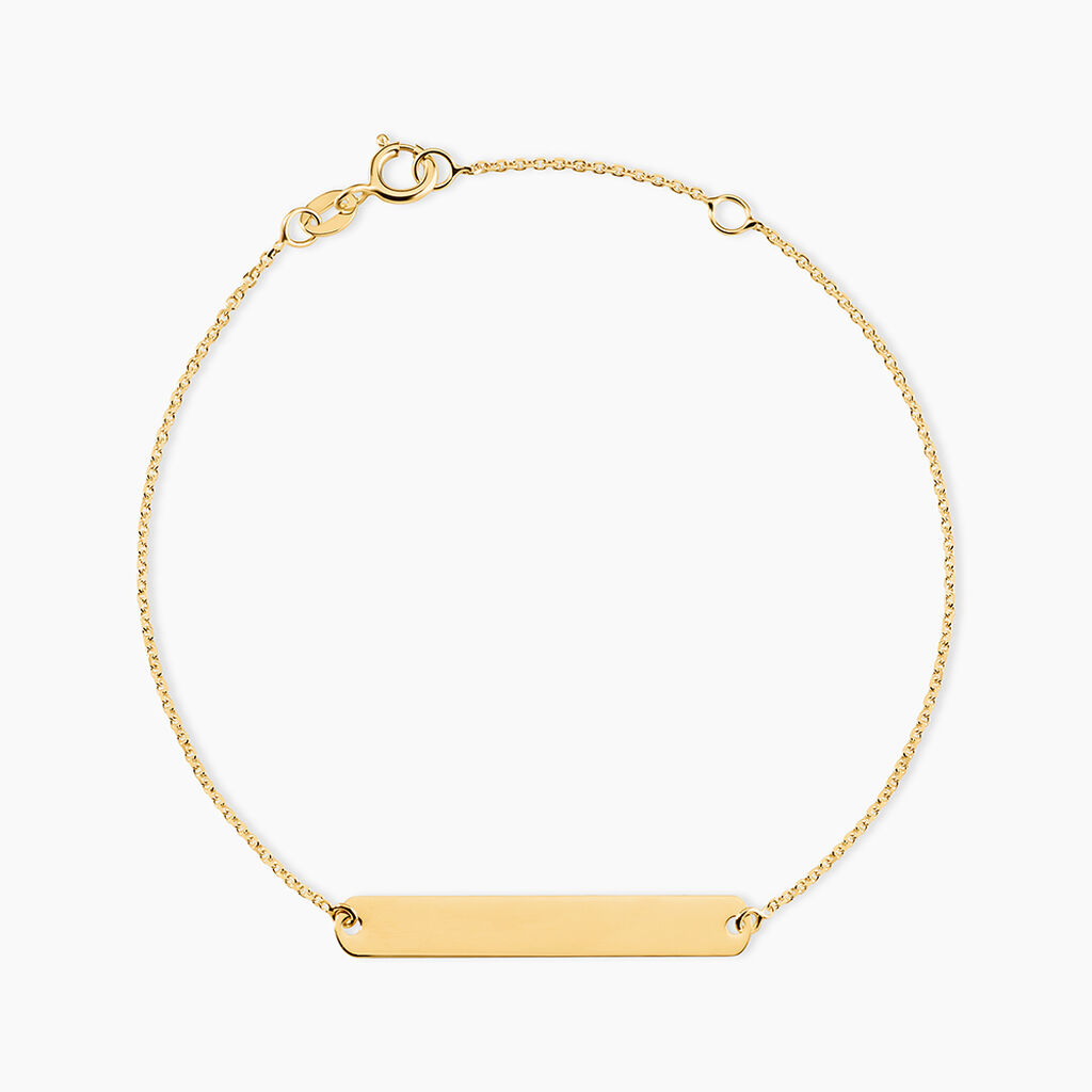 Bracelet Beavis Or Jaune - Bracelets Naissance Femme | Histoire d&rsquo;Or