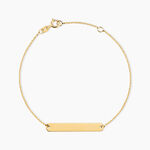 Bracelet Beavis Or Jaune - Bracelets Naissance Femme | Histoire d&rsquo;Or