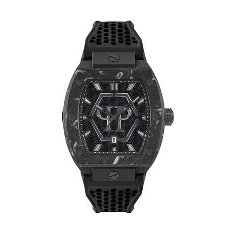 Montre Philipp Plein The Hexagon Phantom Noir - Montres Homme | Histoire d’Or