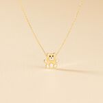 Collier Mae Ourson Or Jaune - Bijoux sans pierre Enfant | Histoire d&rsquo;Or