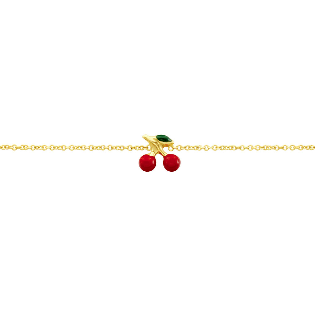Bracelet Cherry Cerise Or Jaune - Bracelets Enfant | Histoire d’Or